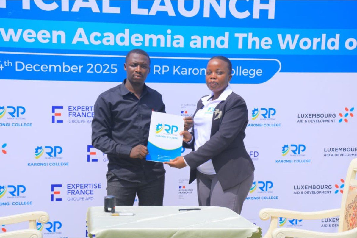 MoU signed between A-Z Manufacturing and RP Karongi College for student training